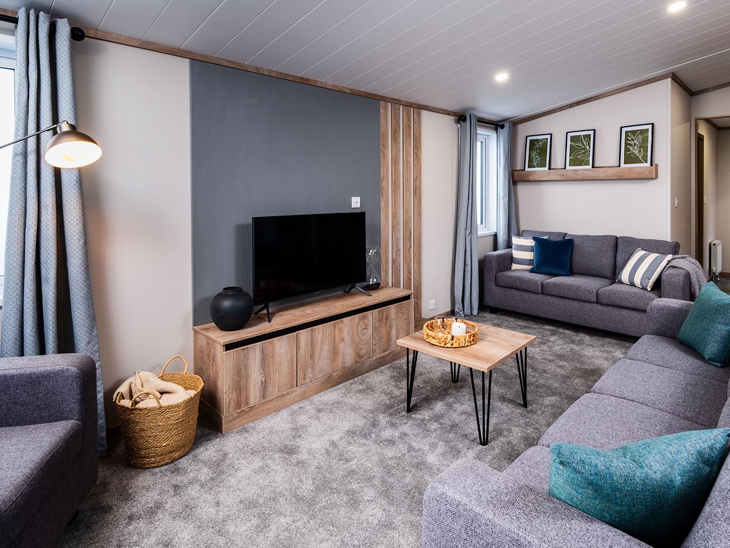 Ash Lodge contemporary lounge space, Lake District accommodation